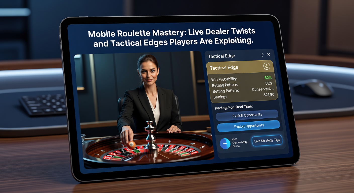 Close-up of mobile hand placing strategic bets on live roulette table with stats overlay and dealer visible