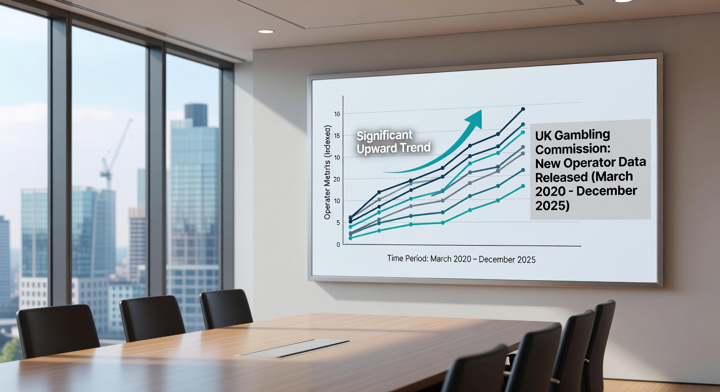 Infographic detailing UK slots spins, GGY growth, and session length declines post-stake limits